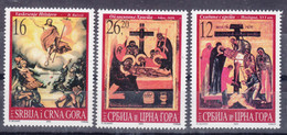 Yugoslavia , Serbia And Montenegro 2003 Mi#3109,3110,3111 Mint Never Hinged - Unused Stamps