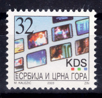 Yugoslavia, Serbia And Montenegro 2003 Mi#3137 Mint Never Hinged - Unused Stamps