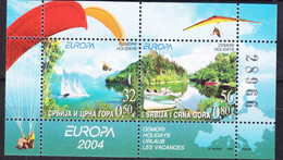 Yugoslavia, Serbia And Montenegro 2004 Europa Mi#Block 57 Mint Never Hinged - Nuevos