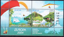 Yugoslavia, Serbia And Montenegro 2004 Europa Mi#Block 57 Mint Never Hinged - Nuevos