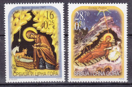 Yugoslavia, Serbia And Montenegro 2004 Mi#3229-3230 Mint Never Hinged - Ungebraucht