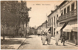 Algérie : MEDEA : Rue Gambetta : Animée - Médéa