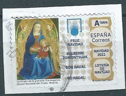 ESPAGNE SPANIEN SPAIN ESPAÑA 2021 CHRISTMAS NAVIDAD: LOTTERY LOTERÍA USED PAPER ED 5533 MI 5583 YT 5289 SC 4573 SG 5533 - Usati