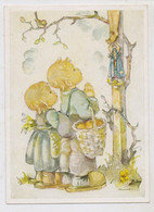 KÜNSTLER - ARTIST - HUMMEL, "KINDERGEBET", Rücks. Kl. Klebereste, Fink-Verlag # 692 - Hummel