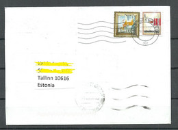 NETHERLANDS Niederlande 2022 Cover To Estonia - Lettres & Documents