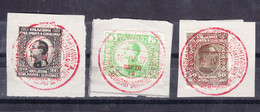 Yugoslavia Kingdom Stamp Pieces With Rare Cancel From International Congress Of Byzantium Explorers - Gebruikt