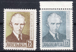 Yugoslavia Kingdom, Nikola Tesla 1936 Mi#326-327 Mint Never Hinged - Neufs