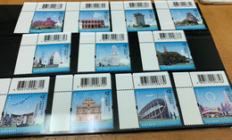 Hong Kong Stamp MNH 11values Kite Train Airport  Helicopter  Cycling Landscape Cargo Kung Fu Set - Unused Stamps