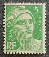 FRA0719..MH - Marianne De Gandon - 5 F Green MH Stamp - 1945-47 - France YT 719 - 1945-54 Marianne Of Gandon