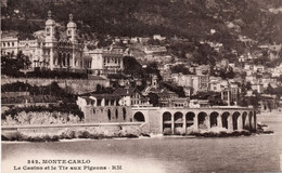 MONACO,MONTE CARLO,CARTE ANCIENNE - Monte-Carlo