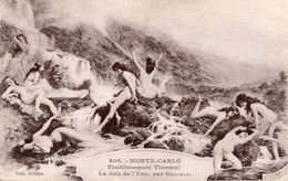 MONACO,MONTE CARLO,CARTE ANCIENNE,FEMME NUE - Monte-Carlo