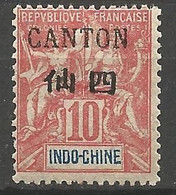 CANTON N° 21 NEUF*   CHARNIERE / MH - Neufs