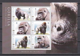 St Kitts - MNH Sheet GORILLA - Monkeys