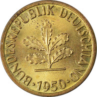 Monnaie, République Fédérale Allemande, 5 Pfennig, 1950, Stuttgart, SUP+ - 5 Pfennig