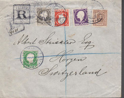 1912. ISLAND. Jon Sigurdsson 6 + 15 Aur + 5 + 10 AUR Frederik VIII + 16 Aur Two Kings On Regi... (Michel 66+) - JF518576 - Covers & Documents