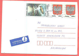 Poland 1996. The Envelope Passed Through The Mail. Airmail. - Lettres & Documents