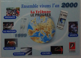 Petit Calendrier De Poche 2000 Journal La Tribune Le Progrès - Klein Formaat: 1991-00