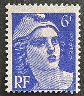 FRA0720MNH - Marianne De Gandon - 6 F Purple-blue MNH Stamp - 1945-47 - France YT 720 - 1945-54 Marianne Of Gandon
