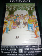 DUBOUT : EXPOSITION DU 6 AU 24 OCTOBRE 1986 : 1 AFFICHE - Affiches