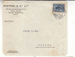 Portugal - Devant De Lettre De 1936 - Oblit Lisboa - Exp Vers Ninove - - Covers & Documents
