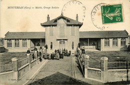 Monferran * Façade De La Mairie , Le Groupe Scolaire * école - Autres & Non Classés