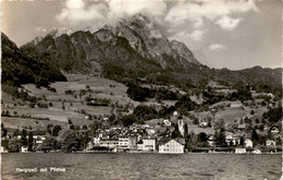 Hergiswil Mit Pilatus (01010) * 2. 9. 1957 - Hergiswil