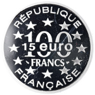 Monnaie, France, Monnaie De Paris, Cathédrale Saint-Nicolas, 100 Francs-15 - Essais, Piéforts, épreuves & Flans Brunis