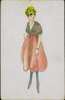 CALDERARA SIGNED 1920s POSTCARD - WOMAN - EDIT ARS PARVA - N.369 (3272) - Otros Ilustradores