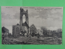 Guerre 1914-1916 Loo L'Eglise Après Le Bombardement - Lo-Reninge