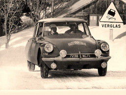 Rallyes * Course Automobile * La Citroën DS 19 Des Finlandais TOIVONEN JARVI * Monté Carlo 1963 - Rally