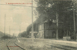Marquixanes * La Gare * Ligne Chemin De Fer Pyrénées Orientales - Autres & Non Classés