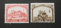 1928 : Cob 267* 268* :   ( Charnière D18 ) Voir Verso - Unused Stamps
