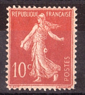 France - N° 135 - Neuf * - Superbe Anneau-Lune - Semeuse Chiffre Maigre - 1906-38 Säerin, Untergrund Glatt