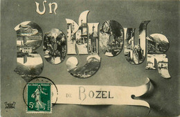 Bozel * Un Bonjour Et Souvenir De La Commune * Cpa Multivues - Bozel