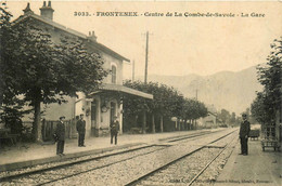 Frontenex * Le Centre De La Combe De Savoie * La Gare * Ligne Chemin De Fer - Autres & Non Classés