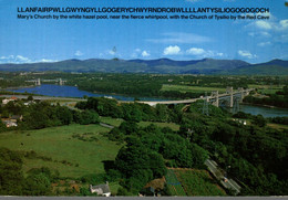 PAYS DE GALLES THE MENAI STRAIT FROM THE ANGLESEY COLUMN - Anglesey