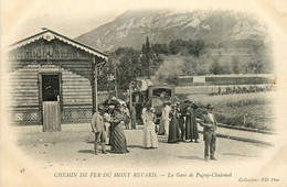 Pugny Chatenod * La Gare Du Village * Le Chemin De Fer Du Mont Revard * Tram Tramway Train - Autres & Non Classés