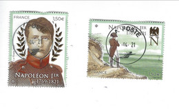 Personnalité Bicentenaire De La Mort De Napoléon Bonaparte N° 5485-5486 Oblitérés 2021 - Used Stamps