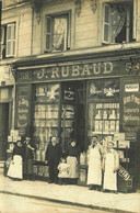 Tours * Carte Photo 1906 * Devanture J. RUBAUD Epicerie Alimentation 58 Avenue De Grammont * Commerce Magasin - Tours