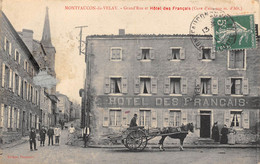 43-MONTFAUCON-DU-VELAY-GRAND'RUE HÔTEL DES FRANCAIS - Montfaucon En Velay