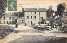 43-SAINT-ROMAIN-LACHALM- LA POSTE ET LE LAVOIR - Autres & Non Classés