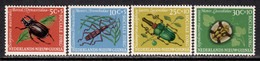 Netherlands New Guinea 1961 Mi# 69-72 ** MNH - Beetles - Nuova Guinea Olandese