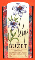 Etiquette De Vin De Buzet 1997 Le Lys à Buzet Sur Baise - 75 Cl - Vin De Pays D'Oc