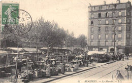 92-ASNIERES- LE MARCHE - Asnieres Sur Seine