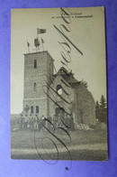 Lamorménil Eglise - Fin De La Maçonnerie. Equipe De Travaille Et Cure (Fernand Doucet?)sur L' Image - Manhay