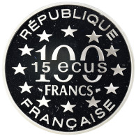 Monnaie, France, Monnaie De Paris, Parthénon, 100 Francs-15 Ecus, 1995, Paris - Essais, Piéforts, épreuves & Flans Brunis