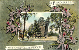 038 569 - CPA - Belgique - Bruxelles - Une Affectueuse Pensée - Chemins De Fer, Gares