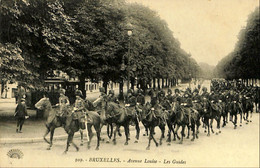 038 570 - CPA - Belgique - Bruxelles - Avenue Louise - Les Guides - Lanen, Boulevards