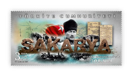 TURKEY / 2021 - 100th Anniversary Of Sakarya Battle (Ataturk, Flag), MNH - Nuovi