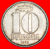 * HAMMER AND COMPASS (1963-1990): GERMANY ★ 10 PFENNIG 1963A! DISCOVERY COIN! LOW START ★ NO RESERVE! - 10 Pfennig